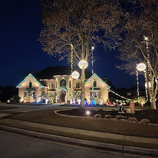 Christmas Light Installation in Grayson